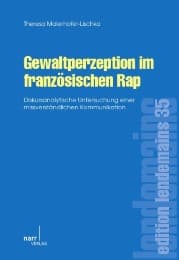 Cover von Gewaltperzeption im französischen Rap