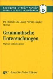 Cover von Grammatische Untersuchungen