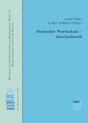 Cover von Deutscher Wortschatz - interkulturell