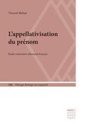 Cover von Lappellativisation du prénom