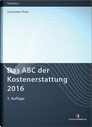 Cover von Das ABC der Kostenerstattung 2016