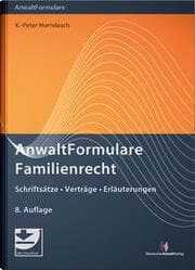 Cover von AnwaltFormulare Familienrecht