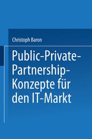 Cover von Public-Private-Partnership-Konzepte für den IT-Markt