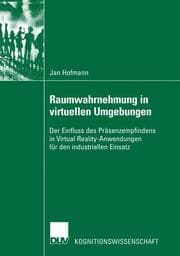 Cover von Raumwahrnehmung in virtuellen Umgebungen