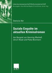 Cover von Soziale Enquete im aktuellen Kriminalroman