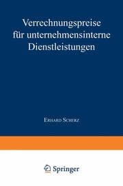 Cover von Verrechnungspreise für unternehmensinterne Dienstleistungen