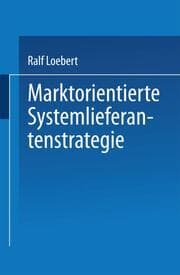 Cover von Marktorientierte Systemlieferantenstrategie