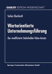 Cover von Wertorientierte Unternehmungsführung