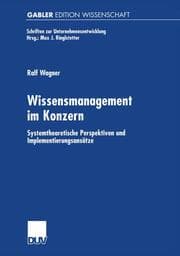 Cover von Wissensmanagement im Konzern