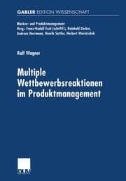 Cover von Multiple Wettbewerbsreaktionen im Produktmanagement