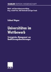 Cover von Universitäten im Wettbewerb