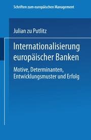 Cover von Internationalisierung europäischer Banken