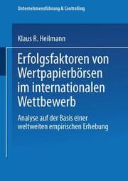 Cover von Erfolgsfaktoren von Wertpapierbörsen im internationalen Wettbewerb