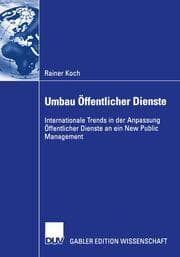 Cover von Umbau öffentlicher Dienste
