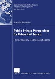 Cover von Public Private Partnerships for Urban Rail Transit