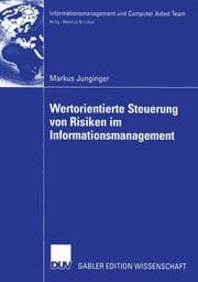 Cover von Wertorientierte Steuerung von Risiken im Informationsmanagement