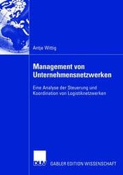 Cover von Management von Unternehmensnetzwerken