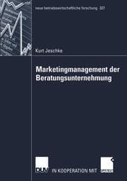 Cover von Marketingmanagement der Beratunsunternehmung