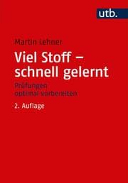 Cover von Viel Stoff - schnell gelernt