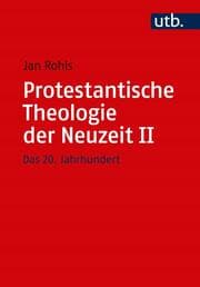 Cover von Protestantische Theologie der Neuzeit II