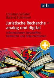 Cover von Juristische Recherche - analog und digital