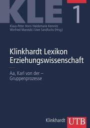 Cover von Klinkhardt Lexikon Erziehungswissenschaft (KLE)