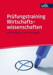 Cover von Prüfungstraining Wirtschaftswissenschaften