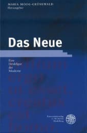 Cover von Das Neue - Eine Denkfigur der Moderne