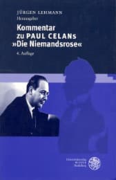 Cover von Kommentar zu Paul Celans 'Die Niemandsrose'
