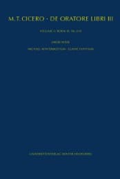 Cover von M. Tullius Cicero: De oratore libri III. Kommentar / Book III, 96-230