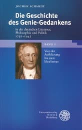 Cover von Die Geschichte des Genie-Gedankens in der deutschen Literatur, Philosophie und Politik 1750-1945