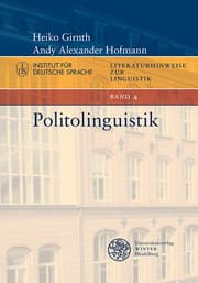 Cover von Politolinguistik