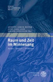 Cover von Raum und Zeit im Minnesang