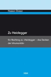 Cover von Zu Heidegger