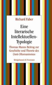 Cover von Eine literarische Intellektuellen-Typologie