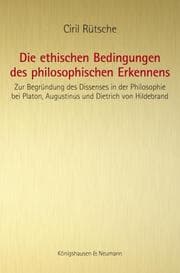 Cover von Die ethischen Bedingungen des philosophischen Erkennens