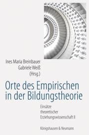 Cover von Orte des Empirischen in der Bildungstheorie