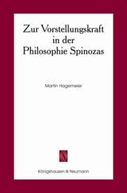 Cover von Zur Vorstellungskraft in der Philosophie Spinozas
