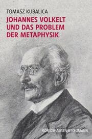 Cover von Johannes Volkelt und das Problem der Metaphysik
