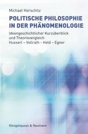 Cover von Politische Philosophie in der Phänomenologie
