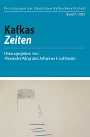 Cover von Kafkas Zeiten