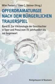 Cover von Opferdramaturgie nach dem bürgerlichen Trauerspiel II