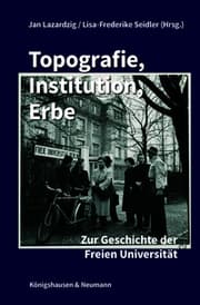 Cover von Topografie, Institution, Erbe