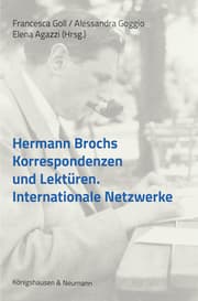 Cover von Hermann Brochs Korrespondenzen und Lektüren