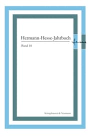 Cover von Hermann-Hesse-Jahrbuch 18