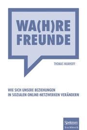 Cover von Wa(h)re Freunde