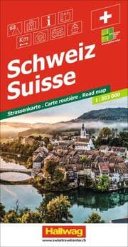 Cover von Hallwag Strassenkarte Schweiz 1:303.000