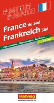 Cover von Hallwag Strassenkarte Frankreich Süd 1:600.000