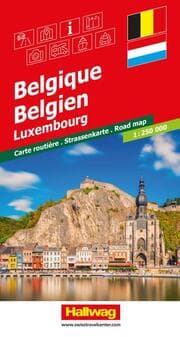 Cover von Hallwag Strassenkarte Belgien 1:250.000