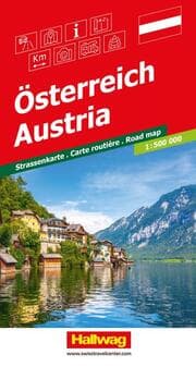 Cover von Hallwag Strassenkarte Österreich/Austria 1:500.000